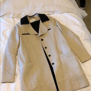 Carven Linen Spring Coat